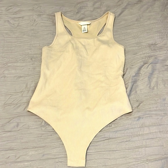 Cream body suit tank top - Picture 1 of 1